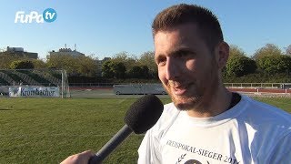 Sven Däggelmann  FC Alem Eggenstein  zum Spiel vs VfB Knielingen FuPatvInterview 552016 [upl. by Tayler]