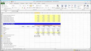 Financial Modeling Quick Lesson Building a Discounted Cash Flow DCF Model  Part 1 [upl. by Krystin217]