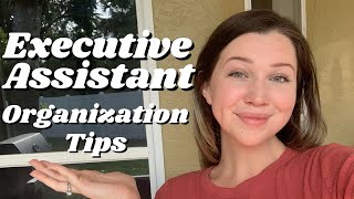 How To Stay Organized As An Executive Assistant [upl. by Kciredorb]