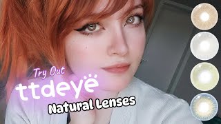 TTDEYE Natural Lenses Try Out ✨️ [upl. by Ybhsa105]