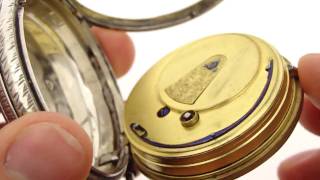 Antique Fusee Pocket Watch [upl. by Yleik850]