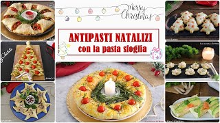 ANTIPASTI NATALIZI CON LA PASTA SFOGLIA La cucina di Rita [upl. by Ikin969]