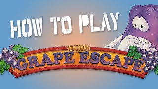 How To Play Grape Escape Board Games [upl. by Legnalos]