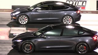 New Tesla Model 3 vs older model 3 [upl. by Luigino]