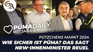 Pützchens Markt 2024 So bewertet NRWInnenminister Reul die Sicherheitslage [upl. by Shore]