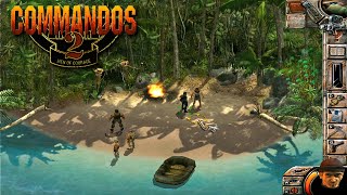 COMMANDOS 2 Men of Courage  The Guns of Savo Island  full gameplay walkthrough amp commentary HD [upl. by Ede]