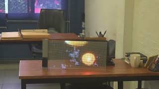 Colite P6 transparent LED film demo [upl. by Rabka]