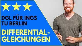 Livestream zu DGL Altklausur Differentialgleichungen für Ingenieure Teil 1 TU Berlin [upl. by Lozano]