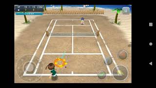 Pocket tennis android game play [upl. by Ardnwahs]