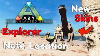 Ark Animated Series Explorer NOTE LOCATION  New ASA Animated Skins Dear JANE Explorer Note Location [upl. by Etom]