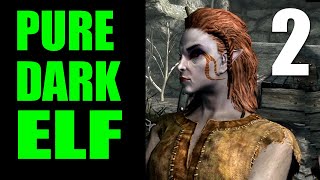 Skyrim PURE DARK ELF Challenge Run Walkthrough  Part 2 Off To College Legendary Difficulty [upl. by Staley786]