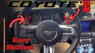 How Paddle Shifters Actually Work Mustang Tutorial [upl. by Ttenrag103]