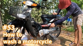 How to wash a motorcycle and wash a carActivities howtowash washing dream cleaning [upl. by Moberg]