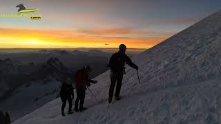 Guardia di finanza lascensione al Monte Bianco nei 250 anni della fondazione del Corpo [upl. by Tolmann]