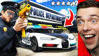 Playing As POLICE Stealing SECRET SUPERCARS In GTA 5 Unbelievable [upl. by Curt374]