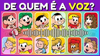 DE QUEM É A VOZ TURMA DA MÔNICA  Adivinhe o Personagem Pela Voz  Planeta Quiz [upl. by Monetta]