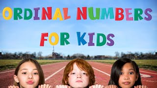 Ordinal numbers for kids  ESL Kids  4k [upl. by Mclyman919]