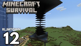 I Finished The Failed MOB FARM  Minecraft Survival Ep 12  RLJMTOWN [upl. by Htelimay]