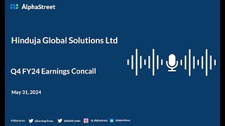 Hinduja Global Solutions Ltd Q4 FY202324 Earnings Conference Call [upl. by Eadie]