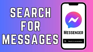 How to Search for Messages on Facebook Messenger [upl. by Arratahs72]