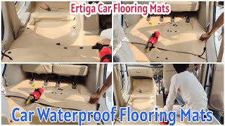 how to Car Waterproof Flooring Mats New Ertiga 24 Waterproof Flooring Mats Carwaterproofflooring [upl. by Arracahs]