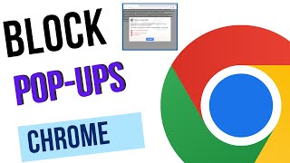 How to Disable Popups in Google Chrome  Block or allow popups in Chrome 2024 [upl. by Rebane409]