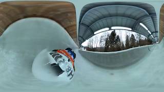 360° View of the Igls Luge and Bobsleigh Track [upl. by Assecnirp770]