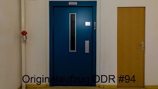 Originalaufzug DDR941982Personenaufzug500kg in HD 1080p [upl. by Rolanda]