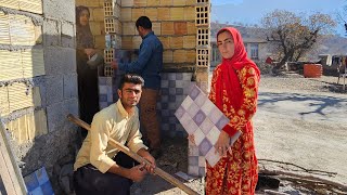 Travel to the past decorate the walls of the nomadic toilet with tiles [upl. by Schellens]