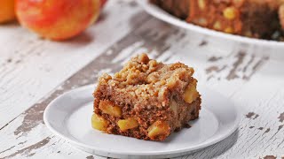 Apple Crumble Blondies [upl. by Airamalegna]