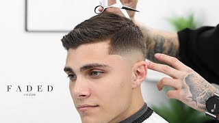 HOW TO CUT MENS HAIR SIMPLE STEPS [upl. by Skolnik]