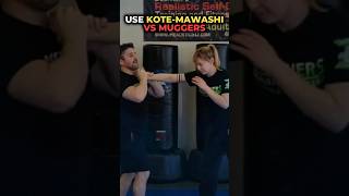 How to use the KoteMawashi technique against muggers selfdefenseforwoman doctormarcbochner [upl. by Eirret]