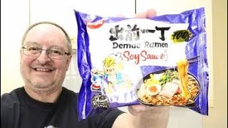 Nissin Demae Ramen Soy Sauce Flavour Noodles  Food Review [upl. by Adnoma]