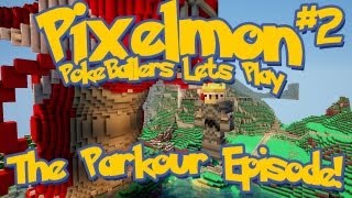 Pixelmon Server Minecraft Pokemon Mod Pokeballers Lets Play Ep 2  The Parkour Episode [upl. by Asirrom220]