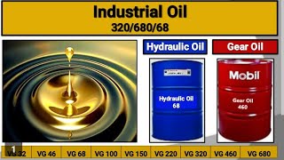 Types of oil used in industries  Gear oil grades  oil 320  oil 68  oil 460  Industrial gear oil [upl. by Ardnasak]