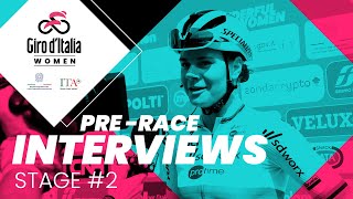 Giro dItalia Women 2024  Stage 2 prerace interview [upl. by Janie306]