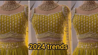 2024 lehenga design Top trending lehenga design for girls trendswithmonika [upl. by Atronna]