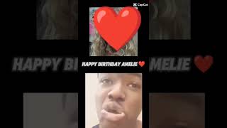 Happy birthday amelie ğŸ˜‚ğŸ˜‚ 200k funny duet 220k memes [upl. by Yelyr]