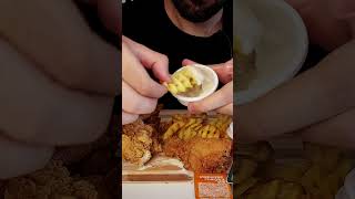 Popeyes Juicy Coleslaw Mukbang ASMR asmr mukbang eatingsounds food coleslaw popeyes eating [upl. by Clorinde]