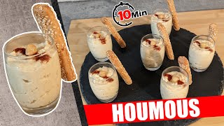 HOUMOUS VERRINE SALEE PARFAITE POUR UN APERITIF [upl. by Mathilde]