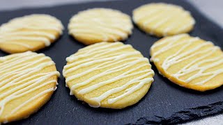 Biscotti al limone senza uova Ricetta facile e veloce [upl. by Auqinat]