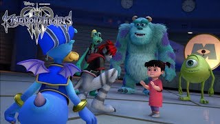 KINGDOM HEARTS 3  Monstropolis Monsters Inc All Cutscenes  PS4 Gameplay [upl. by Wailoo688]