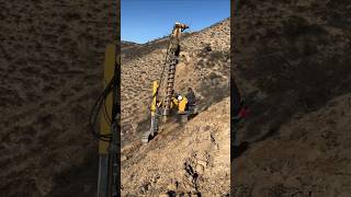 Steep slope drilling – good tools and machinery make the job easy [upl. by Elocn434]