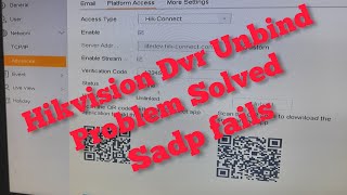 HOW TO UNBIND HIKVISION DVR  SADP FAILS TO UNBIND HVR 4O UNBIND 2023 [upl. by Ori819]