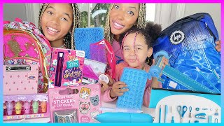 SWAP FOURNITURES SCOLAIRES 2024 BLEU VS ROSE  Back to School Rentrée Scolaire [upl. by Asylem]