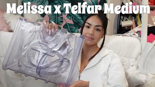 UNBOXING MELISSA x TELFAR MEDIUM BAG personal review [upl. by Seena]