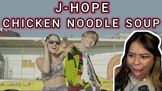 JHope Chicken Noodle Soup  FIRST TIME REACTION [upl. by Nywrad]