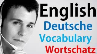 Video91 DeutschEnglisch Wortschatz Übersetzung German English Conversation Alphabet Einfach [upl. by Sethrida]