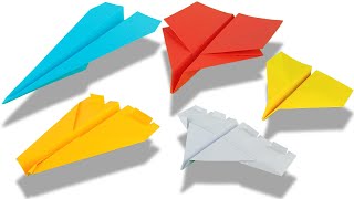 Najlepsze Samoloty Z Papieru Daleko Latające  TOP 5 Paper Airplanes  How To Fold Paper Airplane [upl. by Amsed]