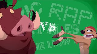 Pumbaa vs Timon  Epic Rap Battles of the Lion King 9 [upl. by Enrobyalc171]